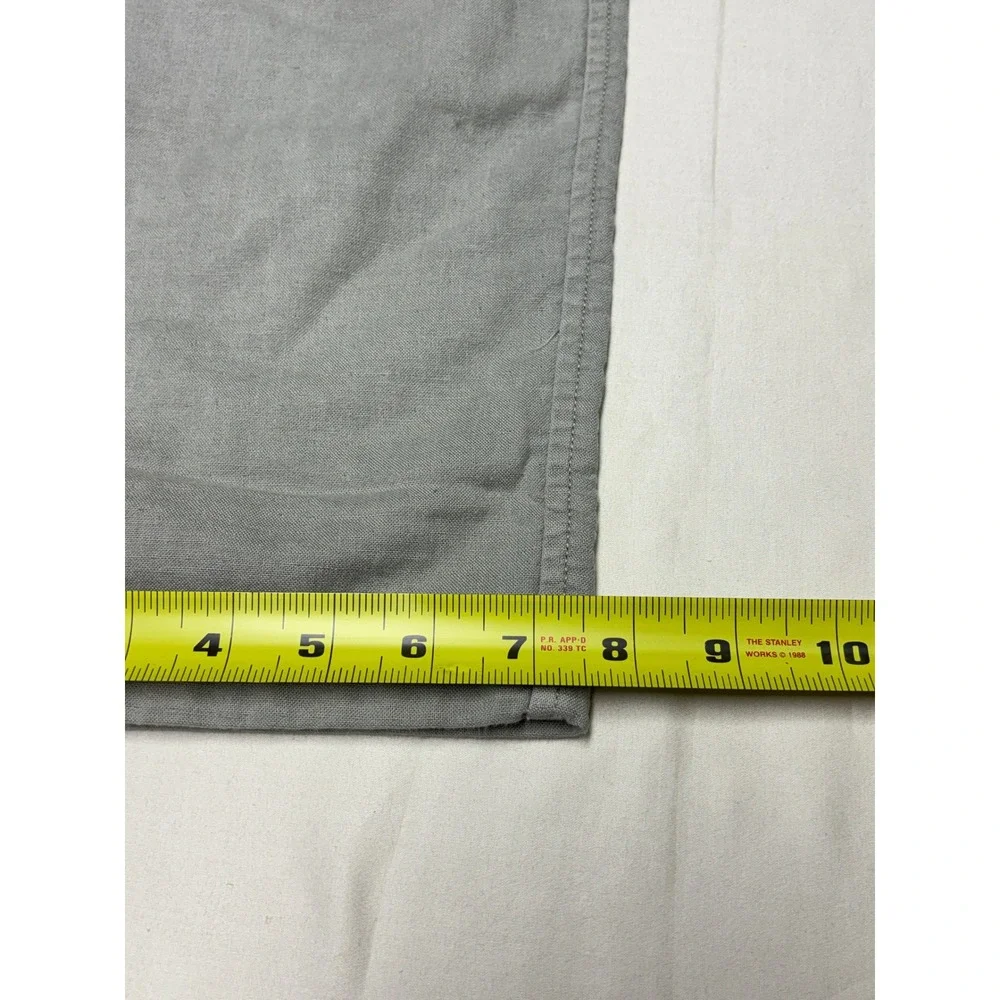 Marine Layer Men XL W38 L32 Slim Straight Fit Grey Drawstring Pants Cotton Blend